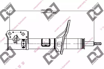 Амортизатор DJ PARTS DS1291GS